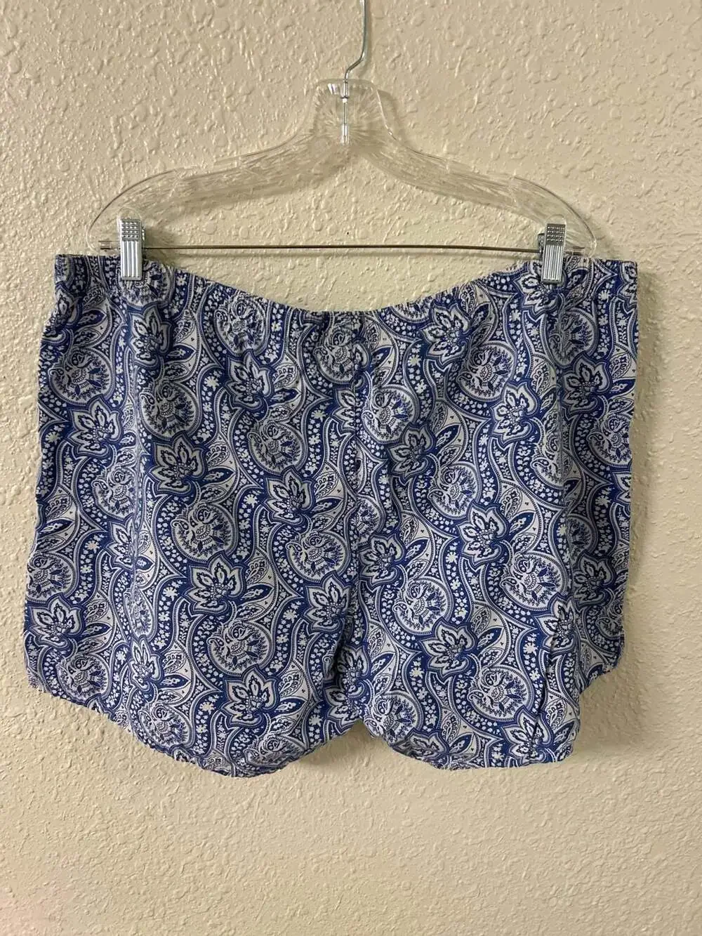 Polo Ralph Lauren Classic Blue Paisley Print Cotton Boxer Shorts